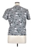 Basic Editions Gray Short Sleeve Top Size XL - photo 2