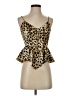 Ronny Kobo 100% Polyester Gold Sleeveless Top Size XS - photo 1
