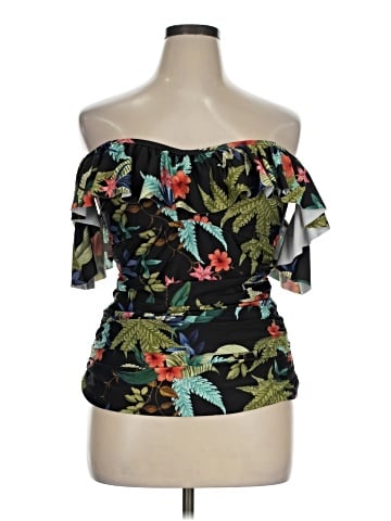 City Chic Short Sleeve Blouse (view 1)