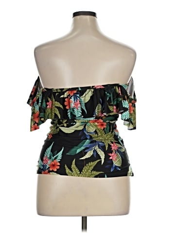 City Chic Short Sleeve Blouse (view 2)