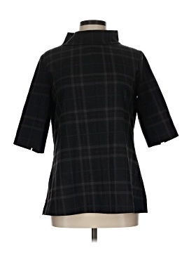 Neiman Marcus Short Sleeve Turtleneck