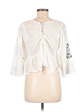 Free People 3/4 Sleeve Blouse (view 2)