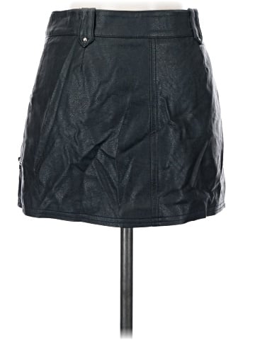 Urban Outfitters Faux Leather Skirt (view 2)