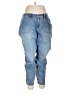 Lane Bryant Solid Blue Jeans Size 14 - photo 1