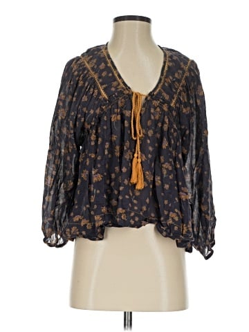 Free People 3/4 Sleeve Blouse (view 1)