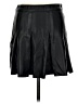 Hollister 100% Polyester Black Faux Leather Skirt Size M - photo 2