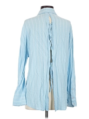 American Eagle Outfitters Long Sleeve Button-Down Shirt (view 2)