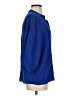 Zara Basic Blue 3/4 Sleeve Button-Down Shirt Size S - photo 4