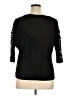 Loveappella Black 3/4 Sleeve Top Size M - photo 2