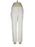 White House Black Market Solid Ivory Casual Pants Size 10 - photo 1