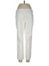 White House Black Market Solid Ivory Casual Pants Size 10 - photo 2