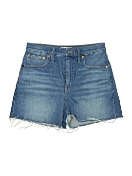 Madewell High-Rise Denim Shorts in Lavista Wash (view 1)