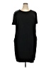Halogen Solid Black Cocktail Dress Size 18 - photo 1
