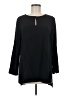 14th & Union Black Long Sleeve Blouse Size M - photo 1
