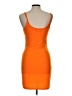 Derek Heart Solid Orange Cocktail Dress Size L - photo 2