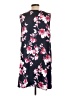 Apt. 9 Floral Black Casual Dress Size L - photo 2