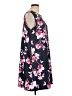 Apt. 9 Floral Black Casual Dress Size L - photo 4