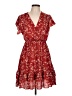 Shein 100% Polyester Paisley Red Casual Dress Size L - photo 1
