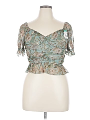 Meraki Short Sleeve Blouse (view 1)