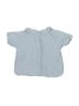 Baby Gap 100% Cotton Blue Short Sleeve Top Size Newborn - photo 2