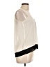 Aqua 100% Polyester Ivory Sleeveless Top Size L - photo 4