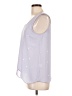 Blu Pepper 100% Polyester Silver Sleeveless Blouse Size L - photo 5