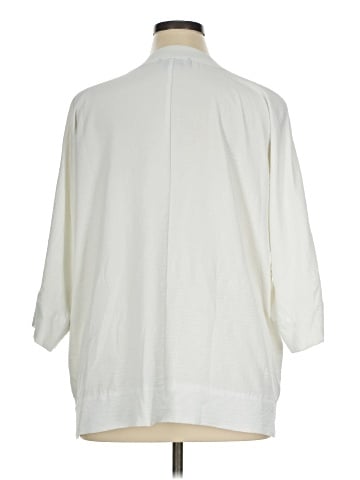 Joan Vass New York 3/4 Sleeve Blouse (view 2)
