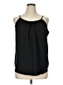 Faded Glory 100% Polyester Black Sleeveless Blouse Size 16 - photo 1