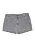 Merona 100% Cotton Solid Gray Denim Shorts Size 4 - photo 1