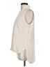 J. Peterman 100% Silk Ivory Sleeveless Silk Top Size 12 - photo 5