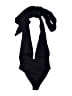 ASOS Solid Black One Piece Swimsuit Size 8 - photo 1
