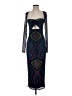 AFRM Graphic Black Cocktail Dress Size S (petite) - photo 1
