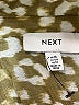 Next Animal Print Gold 3/4 Sleeve Blouse Size 12 - photo 7