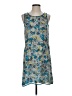 Pins and Needles 100% Polyester Print Blue Casual Dress Size S - photo 1