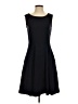 Talbots 100% Cotton Solid Black Cocktail Dress Size S - photo 1