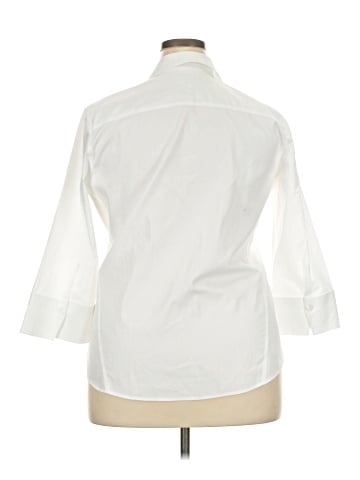 Foxcroft 3/4 Sleeve Button-Down Shirt (view 2)
