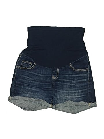 Indigo Blue Denim Shorts (view 1)