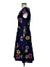 Darling Floral Blue Casual Dress Size XL - photo 5