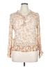 DR2 100% Rayon Ivory 3/4 Sleeve Blouse Size XL - photo 1