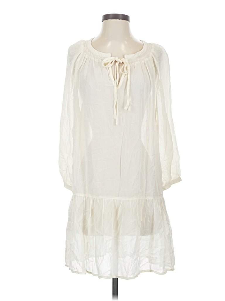 Pre-owned Chan Luu Casual Dress In Ivory