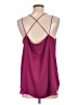 Express 100% Polyester Burgundy Tank Top Size L - photo 2