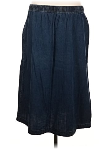 Eileen Fisher Denim Skirt (view 2)