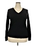 Katherine Barclay 100% Wool Black Wool Pullover Sweater Size XXL - photo 1