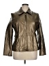 Gallery 100% Leather Metallic Gold Leather Jacket Size XL - photo 1