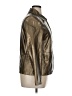 Gallery 100% Leather Metallic Gold Leather Jacket Size XL - photo 4