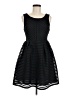 Everly Houndstooth Black Cocktail Dress Size M - photo 1