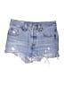 Levi's 100% Cotton Blue Denim Shorts Size 24 waist - photo 1