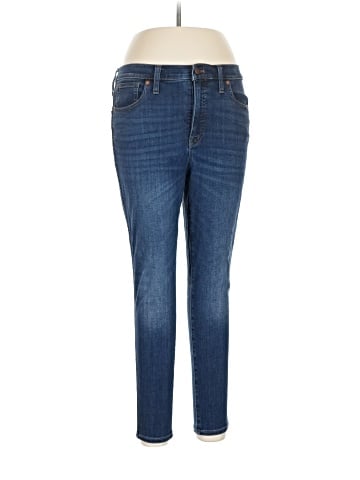 Madewell 10" High-Rise Skinny Jeans in Danny Wash: TENCEL&trade; Denim Edition (view 1)