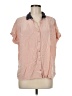 Uniqlo Color Block Pink Short Sleeve Blouse Size M - photo 1