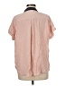 Uniqlo Color Block Pink Short Sleeve Blouse Size M - photo 2
